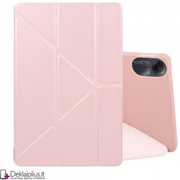 Smart soft dirbtinės odos dėklas - rausvas (Xiaomi Redmi Pad 2 (11) Smart soft dirbtinės odos dėklas - rausvas (Xiaomi Redmi Pad 2 (11)